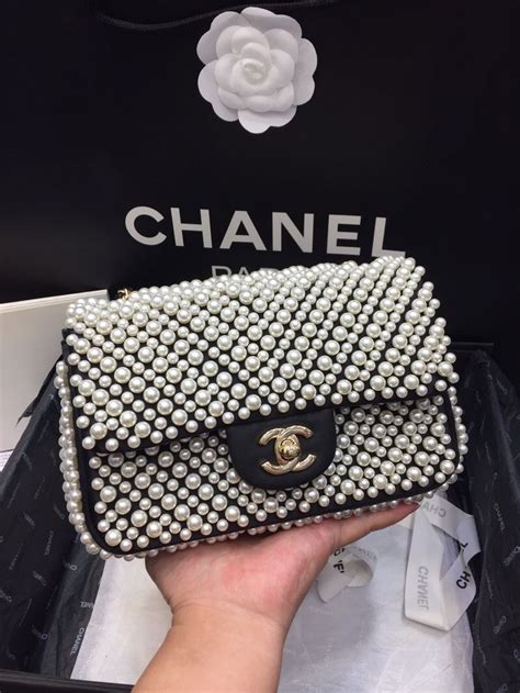 chanel pearl bag mini|chanel pearl bag price.